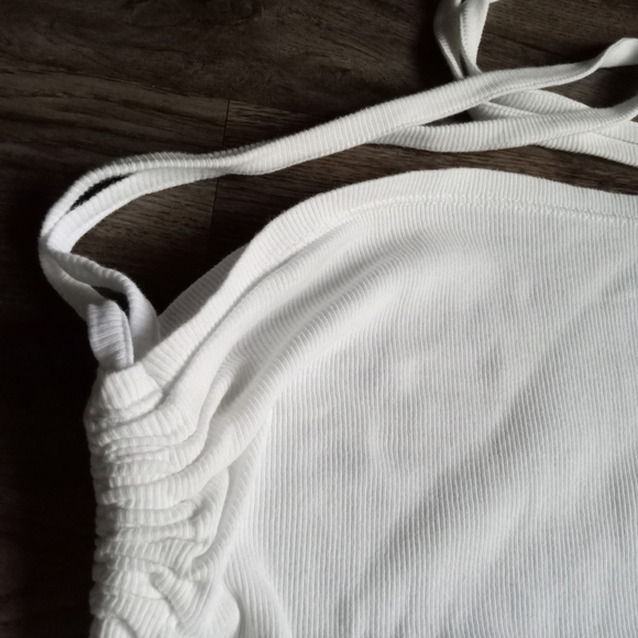 DKNY white tank top with straps - Picture 4 of 4
